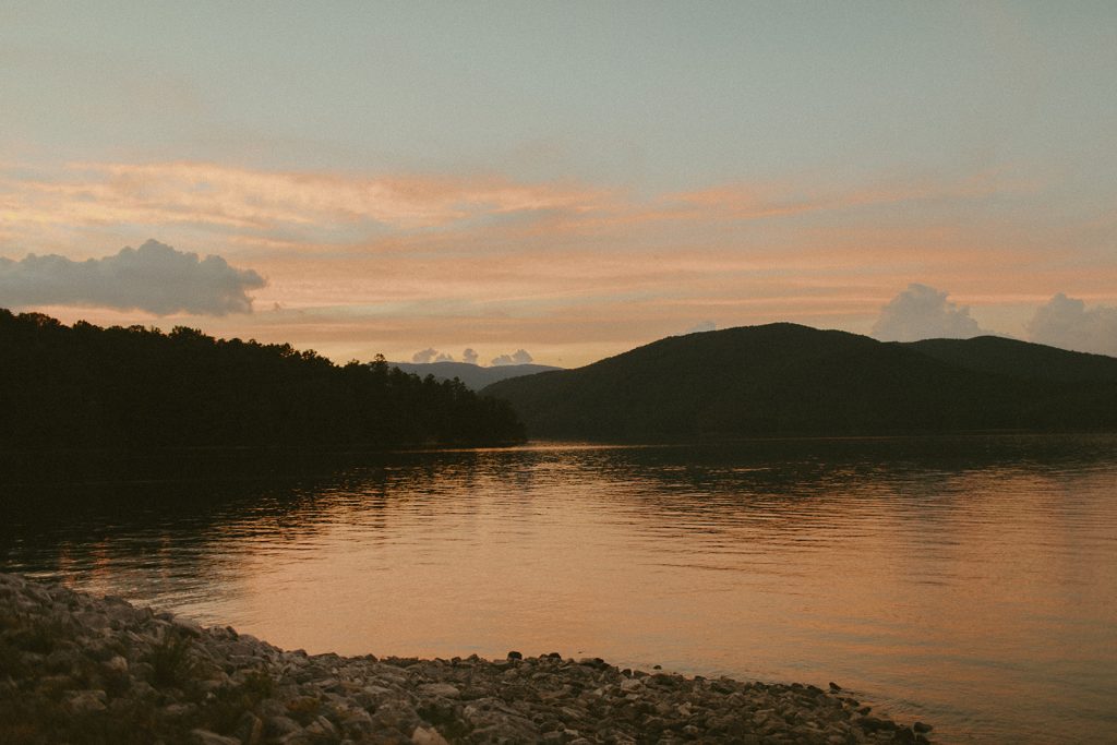 Sunset at Lake Jocassee